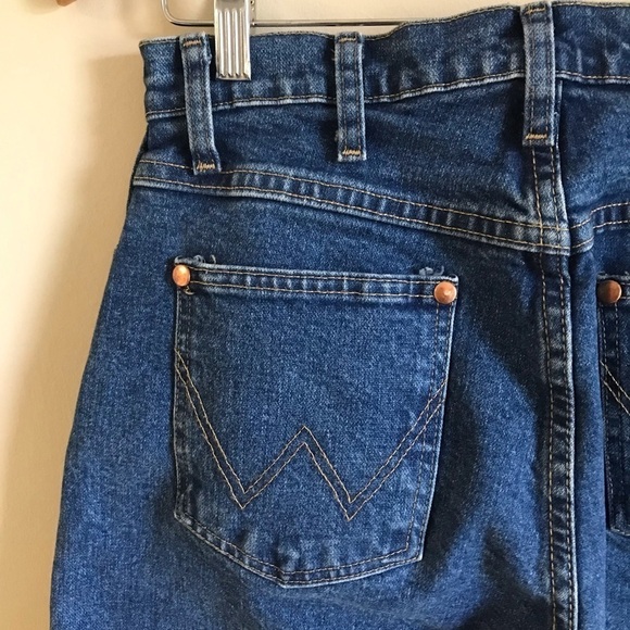 90s Vintage Wrangler Denim High Rise Jeans Size 27 - Picture 4 of 10